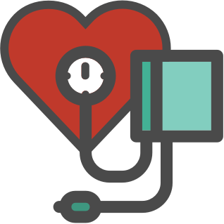 Image of a blood pressure monitor